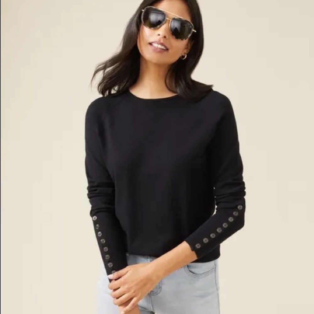 J.McLaughlin Black Jamey Sweater
